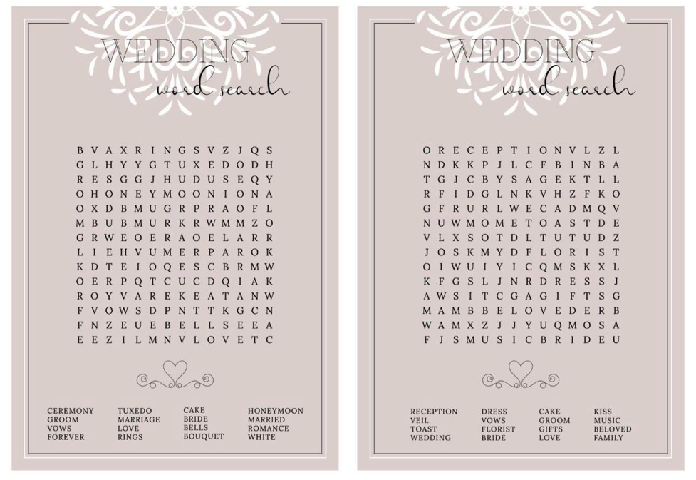 Crossword Puzzles and Weddings: A Simple Trick to Make Your Day More Personal